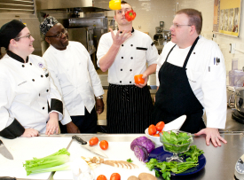 chefs in kitchen