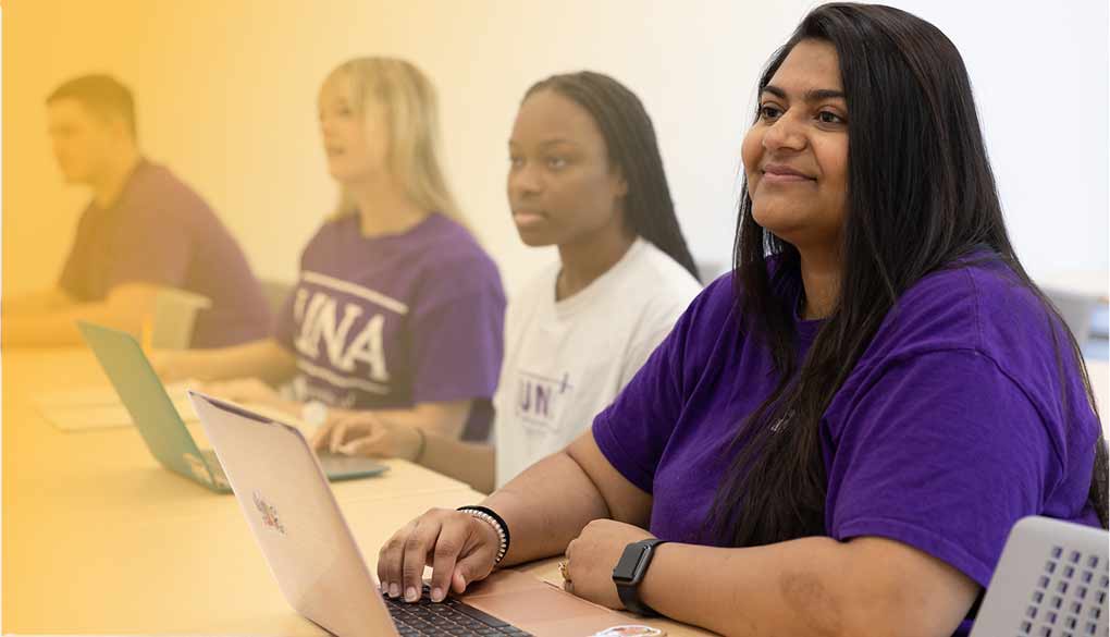 students sitting in class
